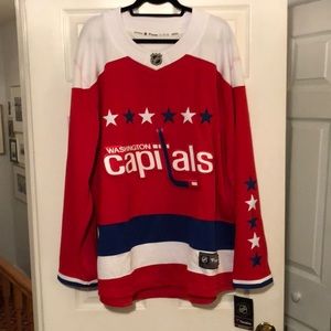 Men's Washington Capitals Fanatics Branded Red Alternate Blank Jersey - Size XL